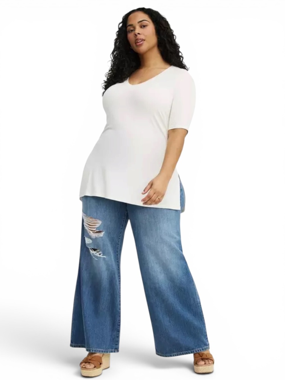 Torrid Favorite White Tunic